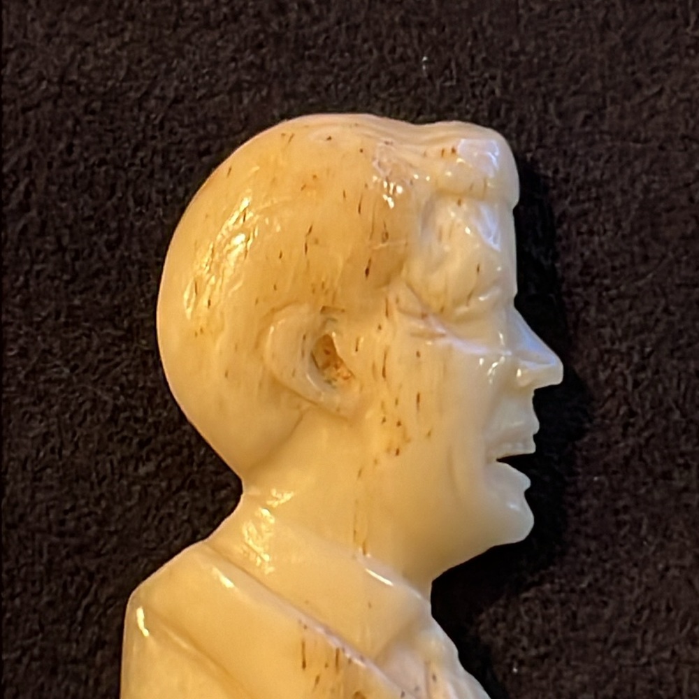 RARE One of a kind John F Kennedy scrimshaw letter opener